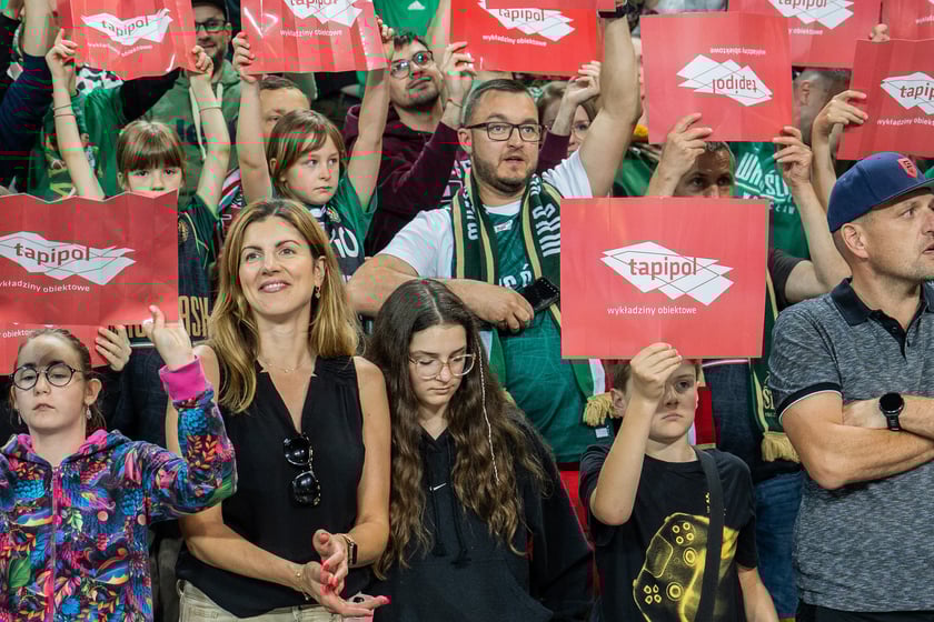 Mecz Śląsk Wrocław - Spójnia Stargard w Hali Stulecia 4 czerwca