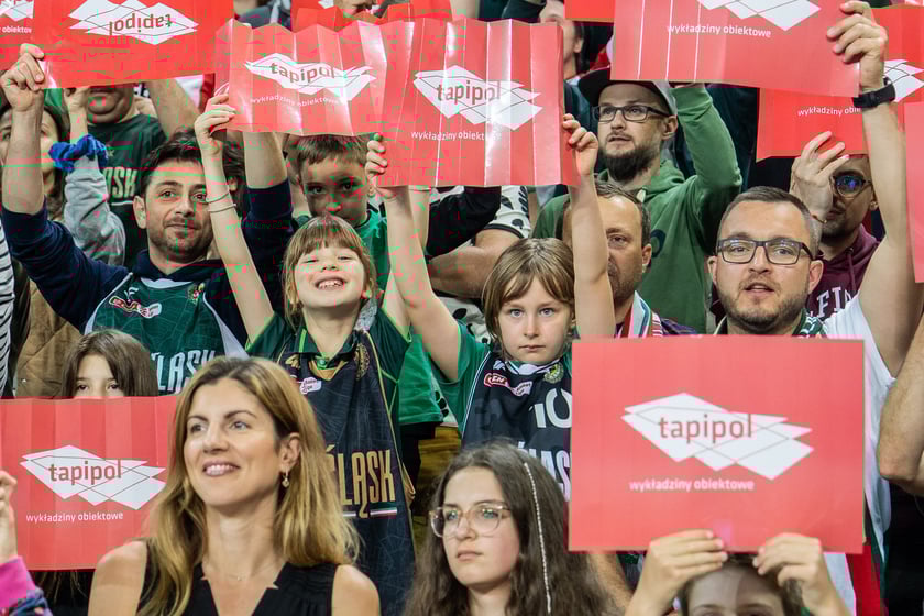 Mecz Śląsk Wrocław - Spójnia Stargard w Hali Stulecia 4 czerwca