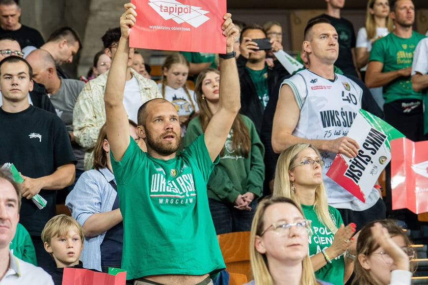Mecz Śląsk Wrocław - Spójnia Stargard w Hali Stulecia 4 czerwca
