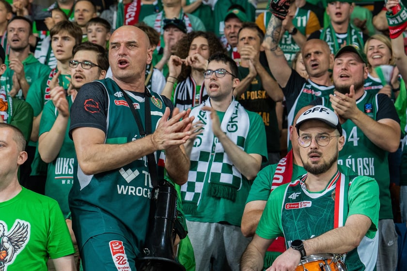 Mecz Śląsk Wrocław - Spójnia Stargard w Hali Stulecia 4 czerwca