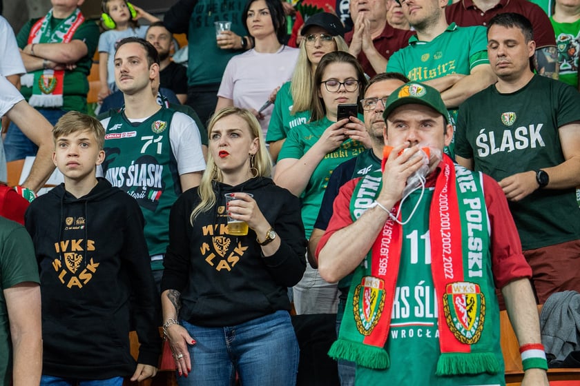 Mecz Śląsk Wrocław - Spójnia Stargard w Hali Stulecia 4 czerwca