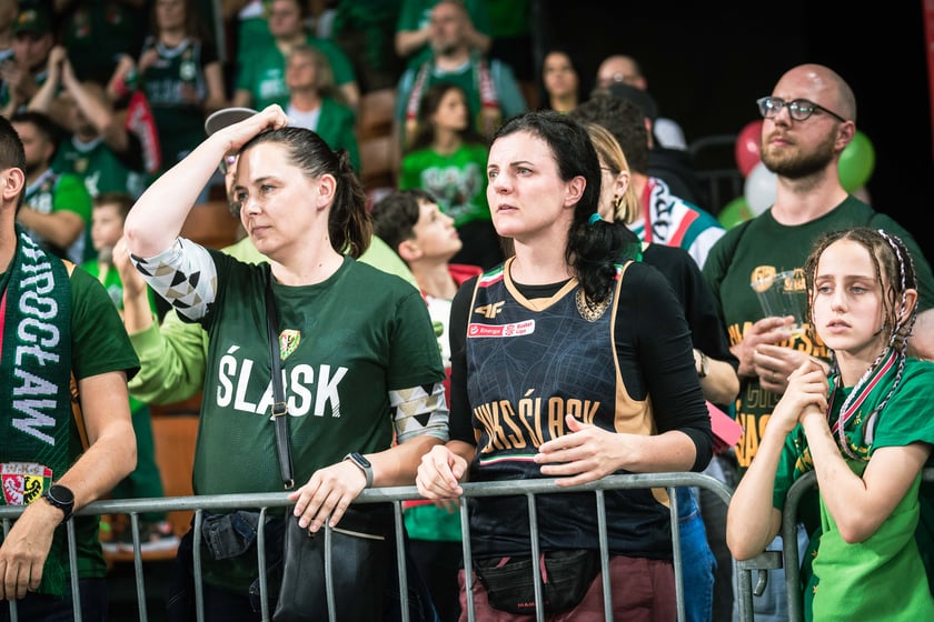 Mecz Śląsk Wrocław - Spójnia Stargard w Hali Stulecia 4 czerwca