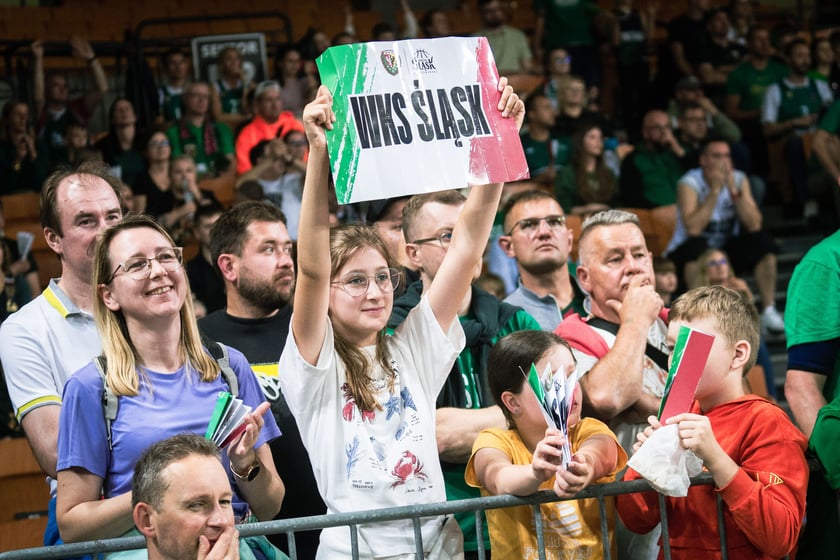 Mecz Śląsk Wrocław - Spójnia Stargard w Hali Stulecia 4 czerwca
