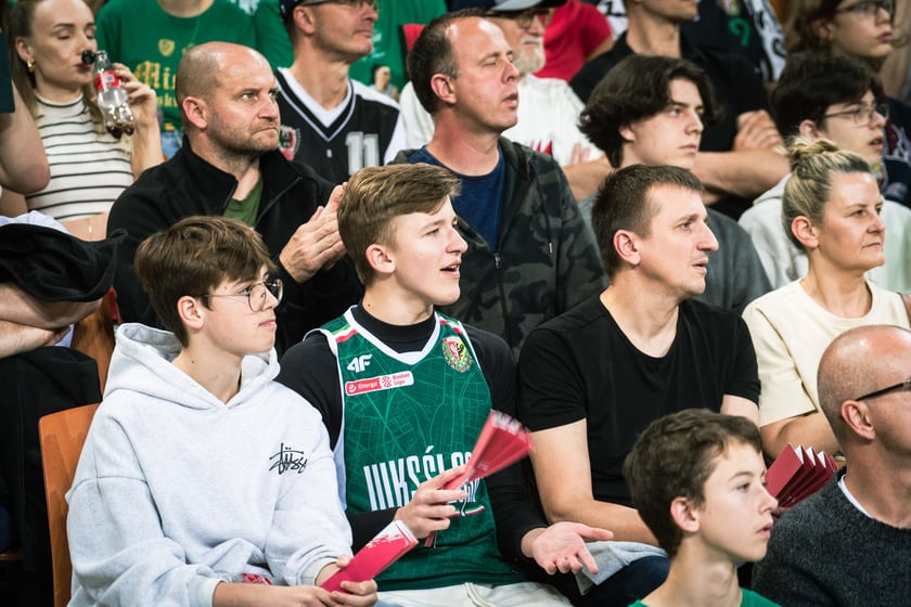 Mecz Śląsk Wrocław - Spójnia Stargard w Hali Stulecia 4 czerwca