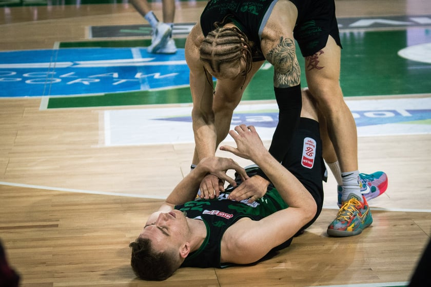 Mecz Śląsk Wrocław - Spójnia Stargard w Hali Stulecia 4 czerwca