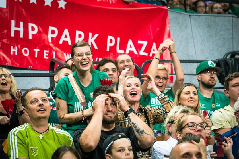 Mecz Śląsk Wrocław - Spójnia Stargard w Hali Stulecia 4 czerwca