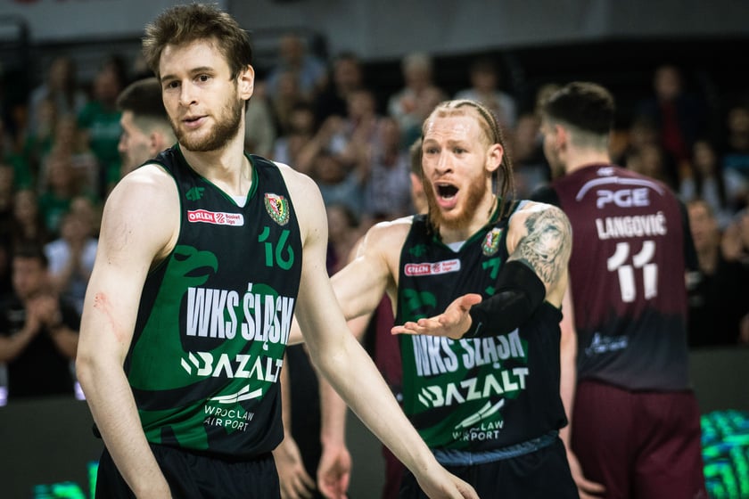 Mecz Śląsk Wrocław - Spójnia Stargard w Hali Stulecia 4 czerwca