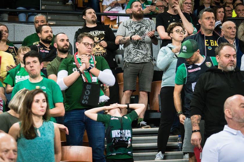 Mecz Śląsk Wrocław - Spójnia Stargard w Hali Stulecia 4 czerwca