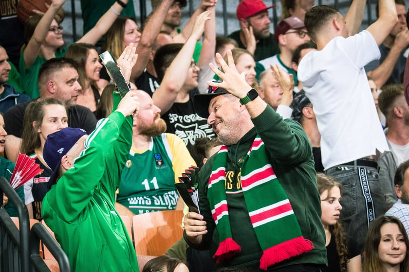 Mecz Śląsk Wrocław - Spójnia Stargard w Hali Stulecia 4 czerwca