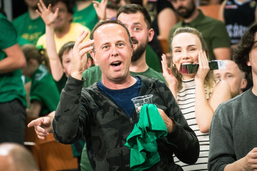 Mecz Śląsk Wrocław - Spójnia Stargard w Hali Stulecia 4 czerwca