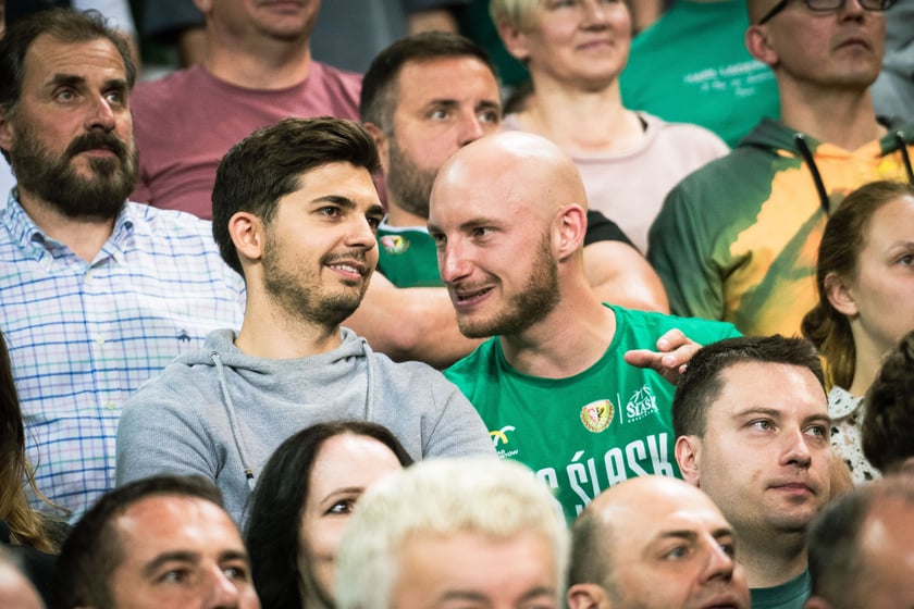 Mecz Śląsk Wrocław - Spójnia Stargard w Hali Stulecia 4 czerwca