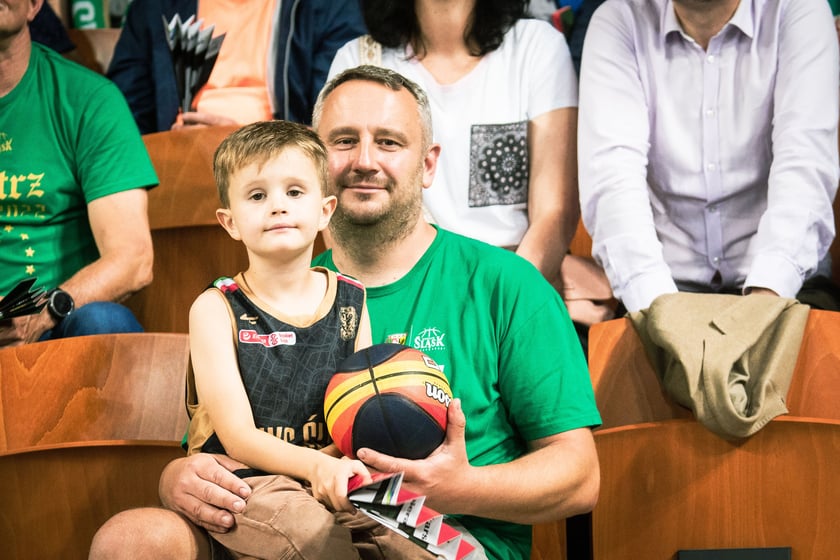 Mecz Śląsk Wrocław - Spójnia Stargard w Hali Stulecia 4 czerwca
