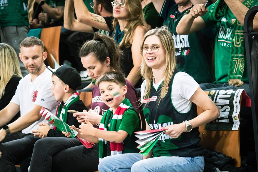 Mecz Śląsk Wrocław - Spójnia Stargard w Hali Stulecia 4 czerwca
