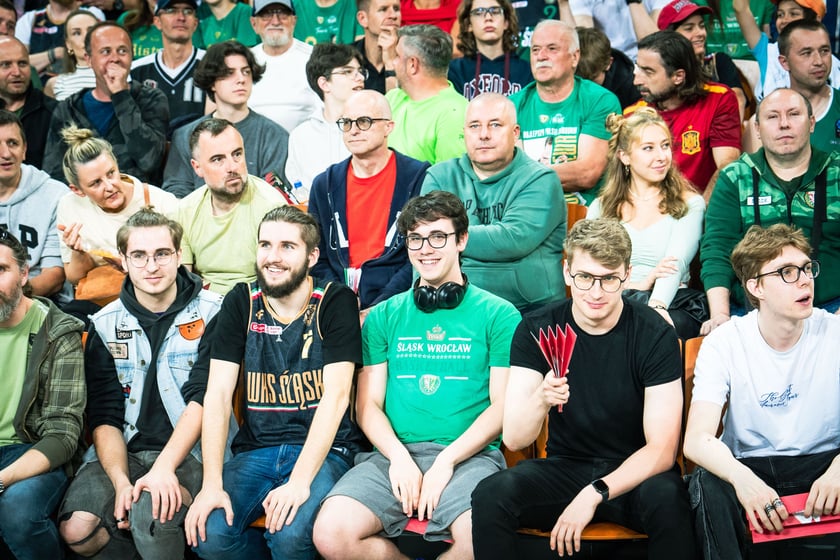 Mecz Śląsk Wrocław - Spójnia Stargard w Hali Stulecia 4 czerwca