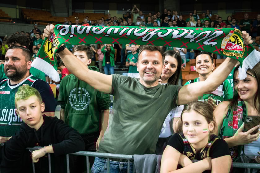 Mecz Śląsk Wrocław - Spójnia Stargard w Hali Stulecia 4 czerwca