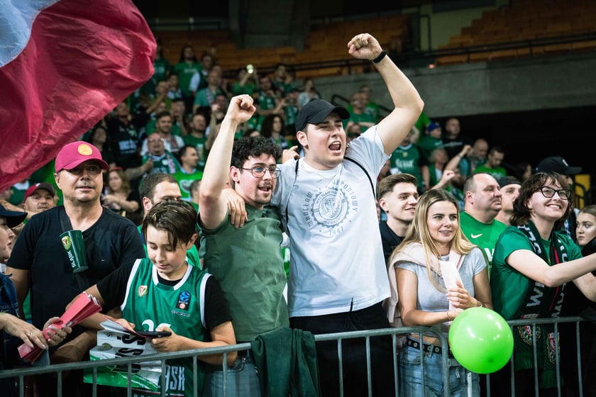Mecz Śląsk Wrocław - Spójnia Stargard w Hali Stulecia 4 czerwca