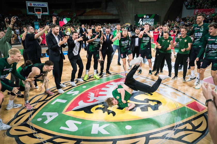 Mecz Śląsk Wrocław - Spójnia Stargard w Hali Stulecia 4 czerwca