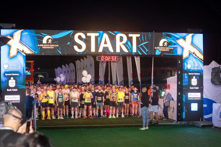 10. PKO Nocny Wrocław Półmaraton. Zdjęcia zawodników