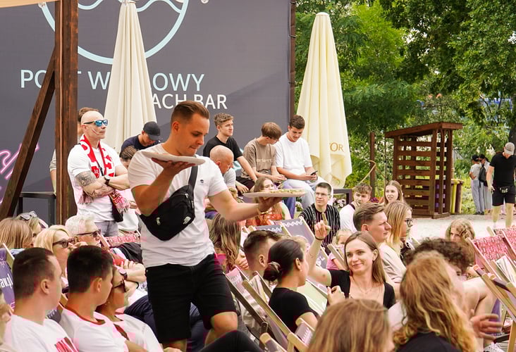 Strefa Kibica w Beach Barze Port Węglowy