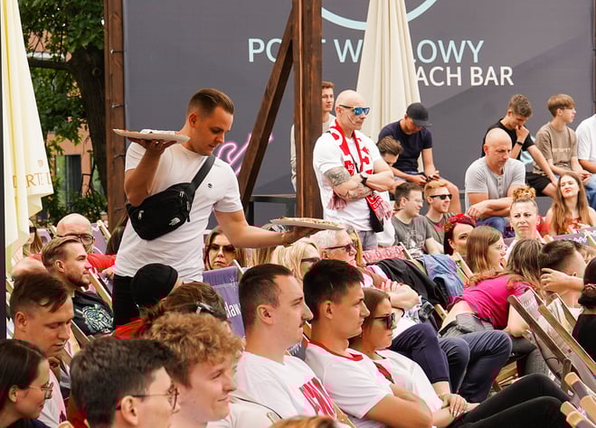 Strefa Kibica w Beach Barze Port Węglowy