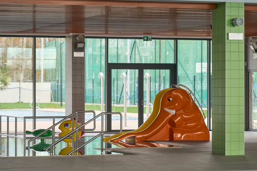 Aquapark Zakrzów tuż po zakończeniu budowy w marcu 2024 roku