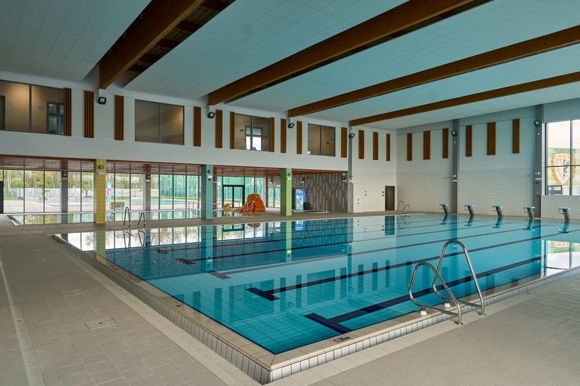 Aquapark Zakrzów tuż po zakończeniu budowy w marcu 2024 roku