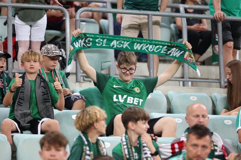 Zdjęcia kibiców z meczu WKS Śląsk Wrocław - FC St. Gallen