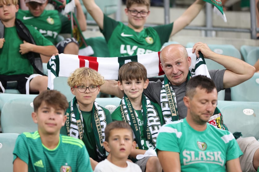 Zdjęcia kibiców z meczu WKS Śląsk Wrocław - FC St. Gallen
