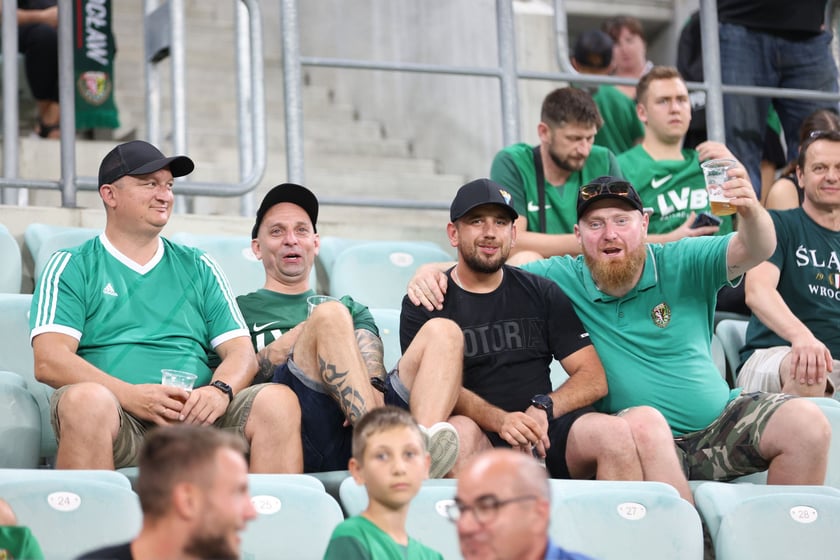 Zdjęcia kibiców z meczu WKS Śląsk Wrocław - FC St. Gallen