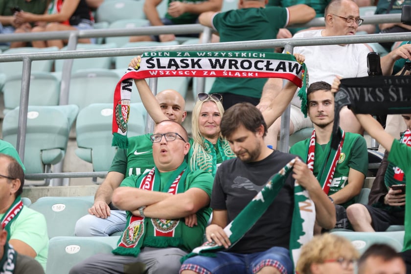 Zdjęcia kibiców z meczu WKS Śląsk Wrocław - FC St. Gallen