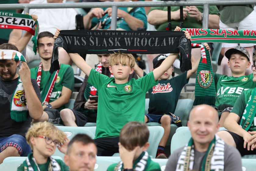 Zdjęcia kibiców z meczu WKS Śląsk Wrocław - FC St. Gallen