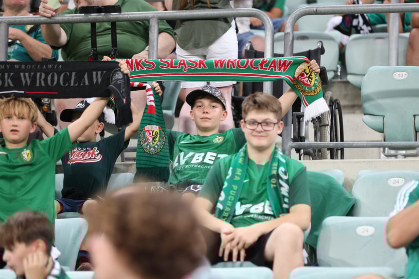 Zdjęcia kibiców z meczu WKS Śląsk Wrocław - FC St. Gallen