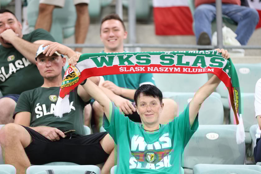 Zdjęcia kibiców z meczu WKS Śląsk Wrocław - FC St. Gallen