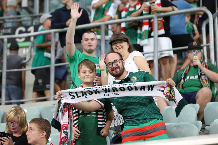 Zdjęcia kibiców z meczu WKS Śląsk Wrocław - FC St. Gallen