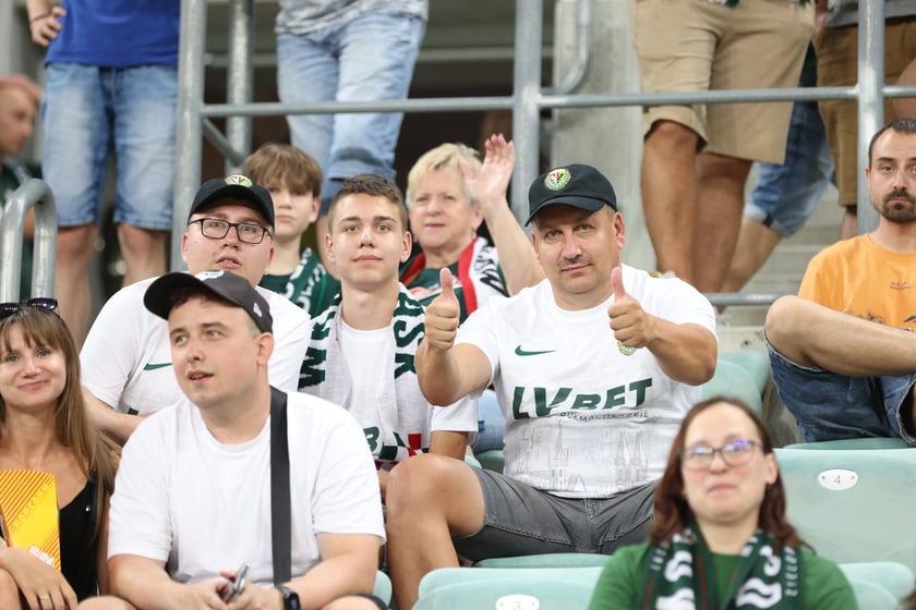 Zdjęcia kibiców z meczu WKS Śląsk Wrocław - FC St. Gallen
