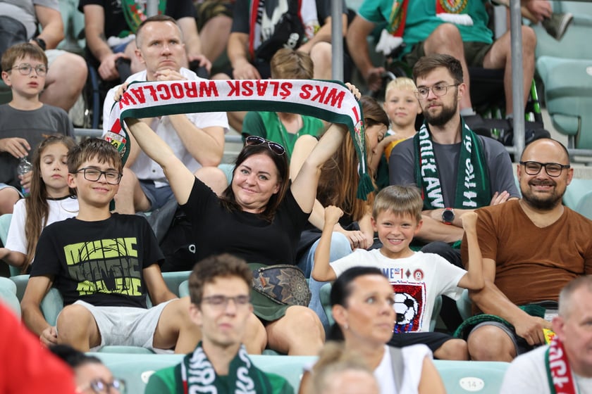 Zdjęcia kibiców z meczu WKS Śląsk Wrocław - FC St. Gallen