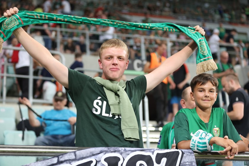 Zdjęcia kibiców z meczu WKS Śląsk Wrocław - FC St. Gallen