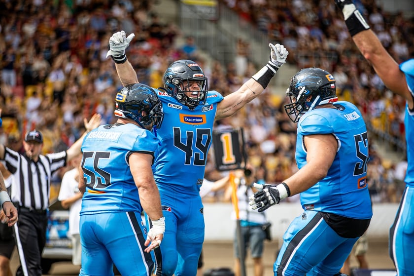 Zawodnicy Panthers Wrocław - Prague Lions