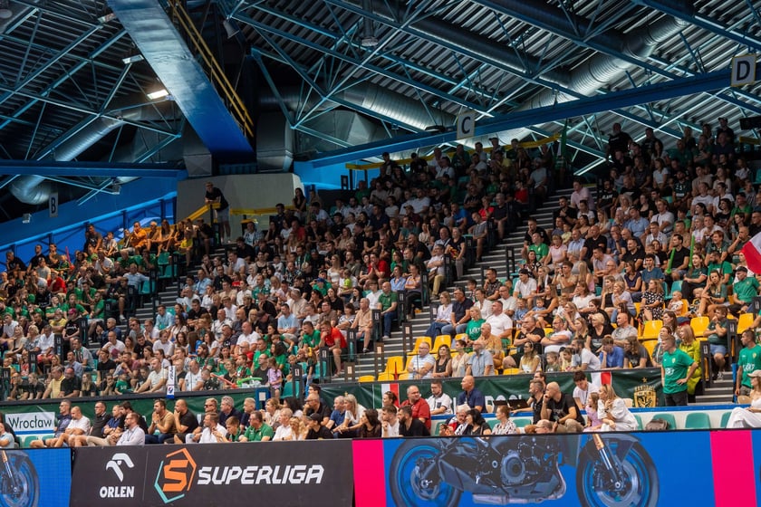 Śląsk Wrocław - Gwardia Opole, hala Orbita, 1 września 2024