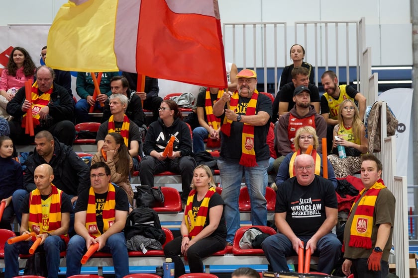 Ślęza Wrocław - AZS Poznań. Zdjęcia kibiców i z meczu - 12 października 2024 r.