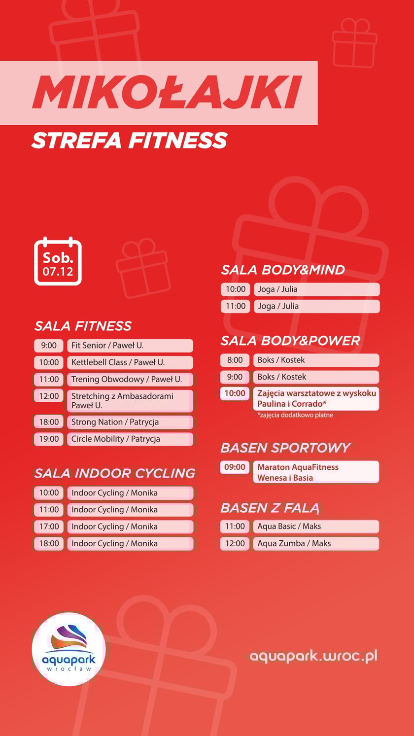 Mikołajkowy Weekend w Aquapark Wrocław. Co się będzie działo?
