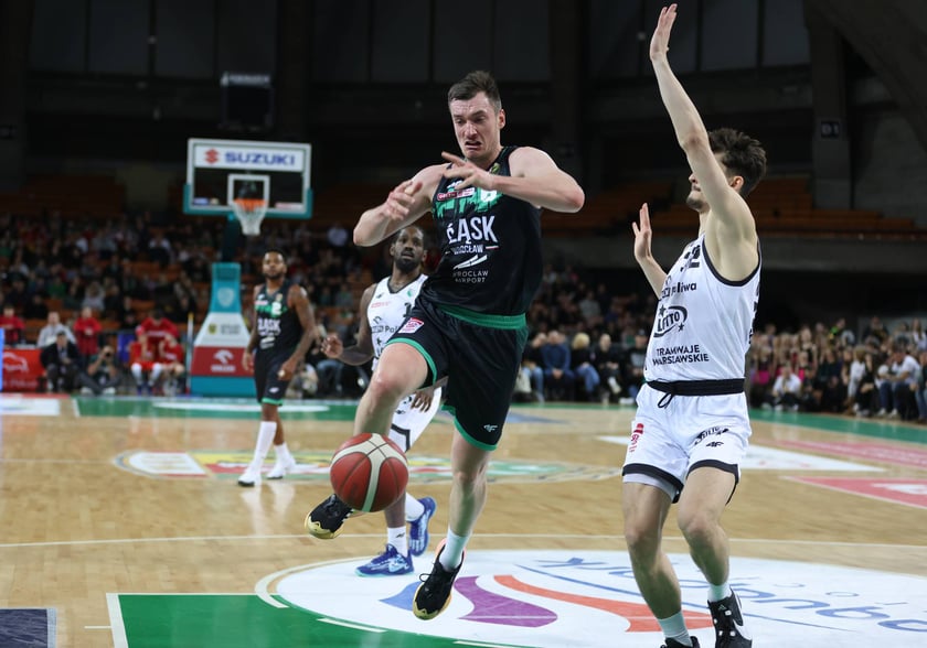 Meczu koszykówki w Hali Stulecia: Śląsk Wrocław - Legia Warszawa