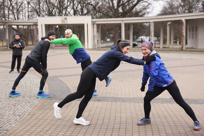 Pierwszy trening na Olimpijskim przed półmaratonem wrocławskim