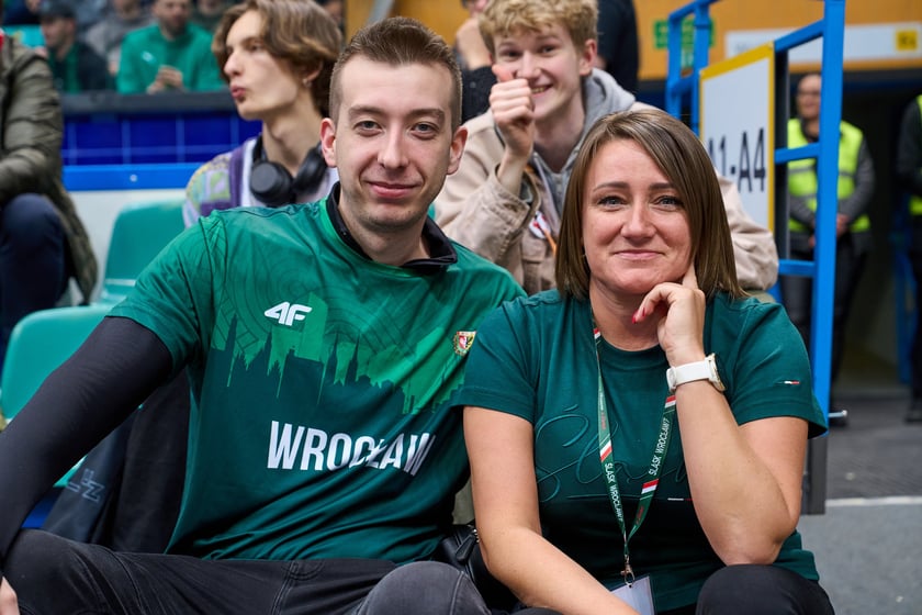 Śląsk Wrocław wygrał z Zastalem w Orbicie. Zdjęcia kibic&oacute;w