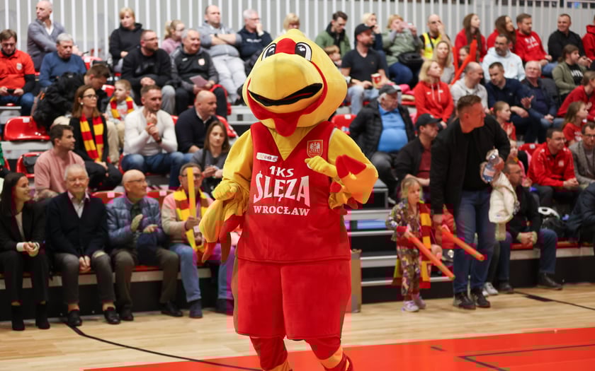 Mecz koszykówki kobiet Śleza Wroclaw vs. Gorzów Wielkopolski stoczony 26.03.2025 we Wrocławiu