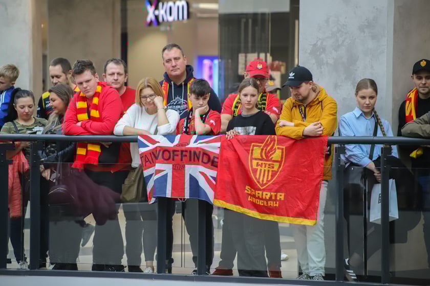 Prezentacja Sparty Wrocław w Pasażu Grunwaldzkim