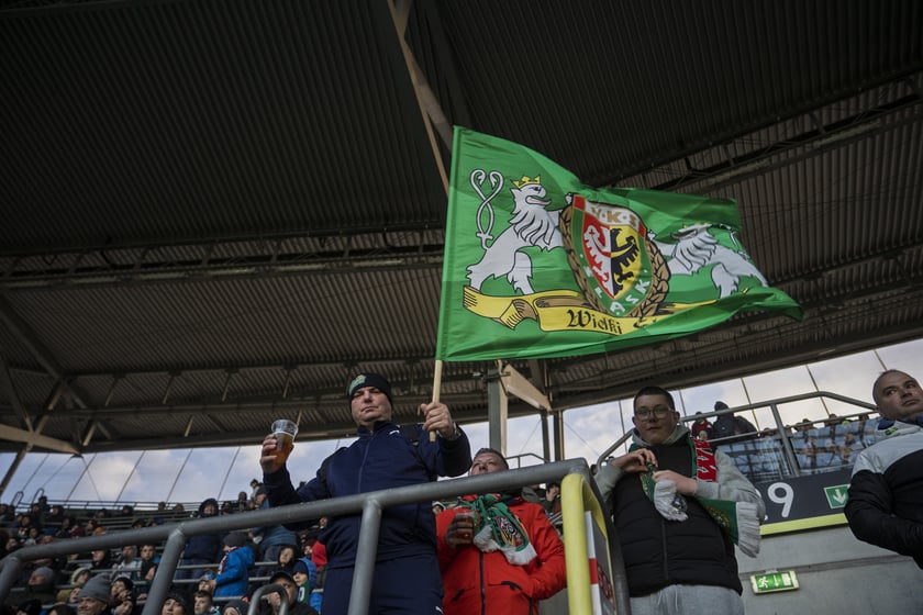 Zdjęcia kibiców z meczu Śląsk Wrocław - Motor Lublin, 5.04.2025 r.
