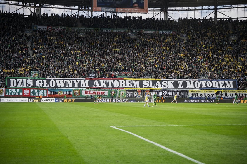 Zdjęcia kibiców z meczu Śląsk Wrocław - Motor Lublin, 5.04.2025 r.