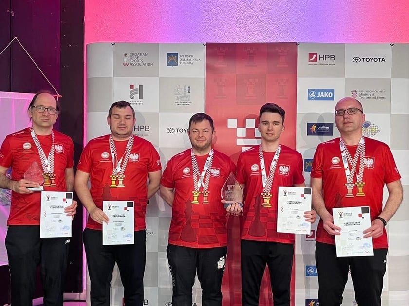 Reprezentacja Polski na ME szachistów niesłyszących w Chorwacji, kwiecień 2025