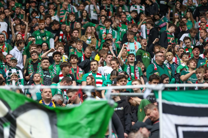 Na zdjęciach mecz Śląska Wrocław z GKS Katowice na Tarczyński Arenie w sobotę 19 kwietnia